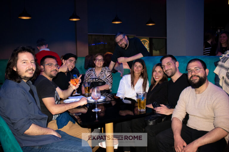RomeExpats: Tuesday Let's get Social Aperitivo | Piramide 10 4.28.23 2 768x512