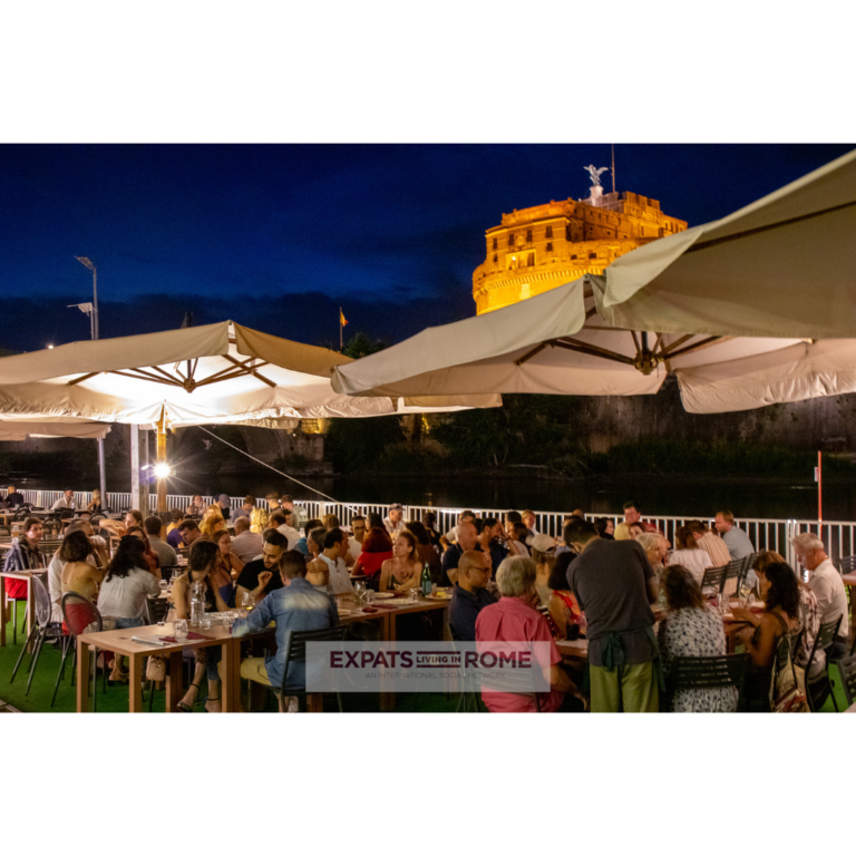 2 IG Event Aug 15 expats Italy living working find job housing 2023 summer trips bus airfare FCO things to do Rome Castel SantAngelo Events 768x768