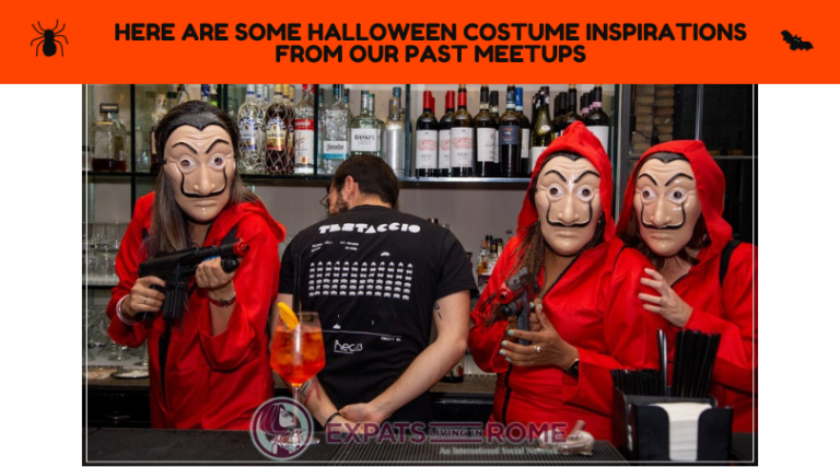 #RomeExpats: International Social Exchange | Trastevere - Halloween Edition 10 2 Halloween 2023 in rome celebrating expats living in rome italy fun make friends best international meetup 1 768x427