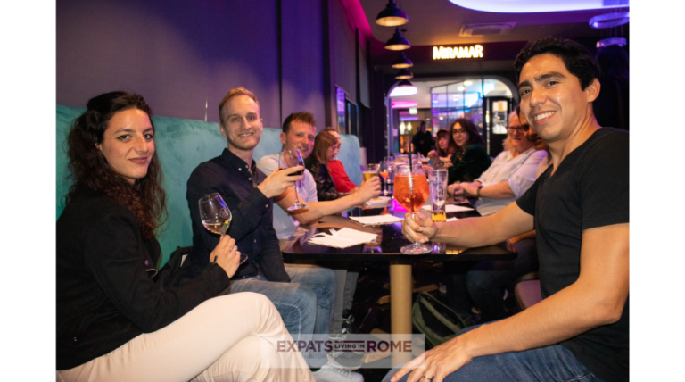 #RomeExpats: Let's get Social Aperitivo on Saturday | Piramide 12 4 miramar shisha cocktailbar Via Giuseppe Giulietti 13 events in Rome Vatican expats internations this week Roma nov 4 2023 768x428