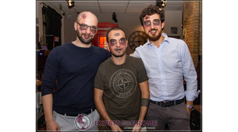 #RomeExpats: International Social Exchange | Trastevere - Halloween Edition 11 5Halloween 2023 in rome celebrating expats living in rome italy fun make friends best international meetup 768x427