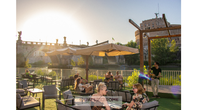 #RomeExpats: International Social Exchange | Castle Sant'Angelo 12 2 july 23 expats Italy living working find job housing 2023 summer trips bus airfare FCO things to do Rome Castel SantAngelo Events 768x429