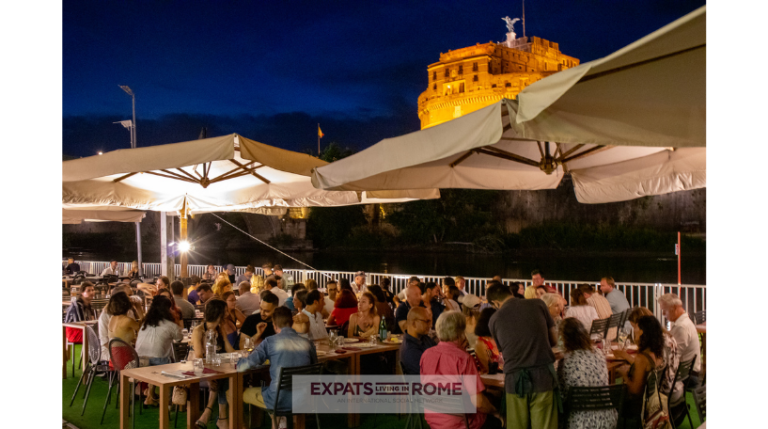 #RomeExpats: International Social Exchange | Castle Sant'Angelo 14 4 july 23 expats Italy living working find job housing 2023 summer trips bus airfare FCO things to do Rome Castel SantAngelo Events 768x429