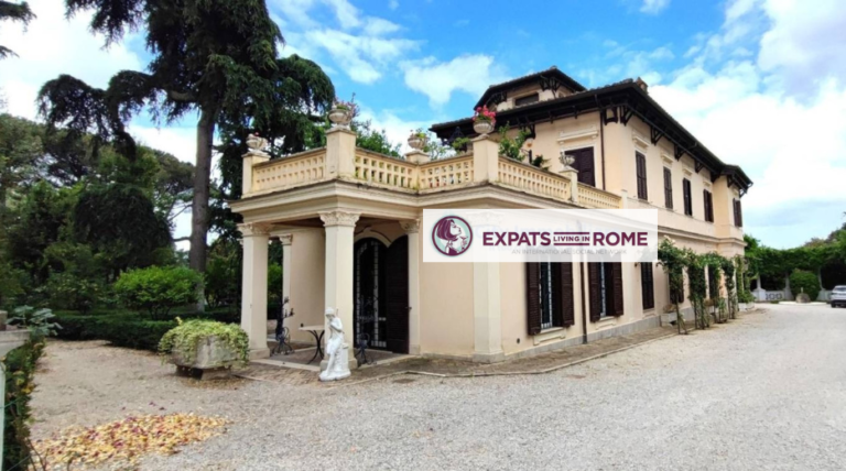 RENTED: Furnished Apartment for rent in Villa with Private Park, Rome (Monteverde) 7 2 Apartment in a Villa with a Park In Colli Portuensi Casaletto area Monteverde expats living in rome 1 768x428