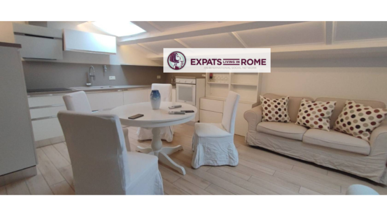 RENTED: Furnished Apartment for rent in Villa with Private Park, Rome (Monteverde) 10 5 Apartment in a Villa with a Park In Colli Portuensi Casaletto area Monteverde expats living in rome 1 768x428