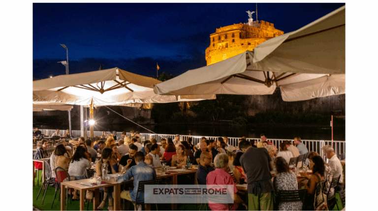 3 event expats living in rome Italy working find job housing 2025 summer things to do Rome Castel Sant Angelo making friends in rome events for expats in rome international social exchange Tuesday July 8 expatslivinginrome 768x428