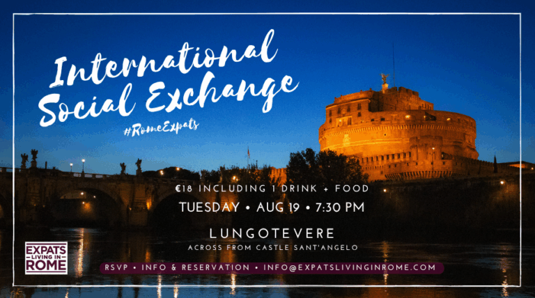 1 INTERNATIONAL SOCIAL EXCHANGE MAKING FRIENDS IN ROME NETWORKING IN ROME ROME EXPATS MEETUP expatslivinginrome.com  768x428