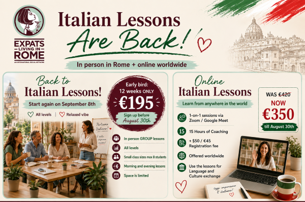 1 Italian lessons in person Italy student visa citizenship milan roma