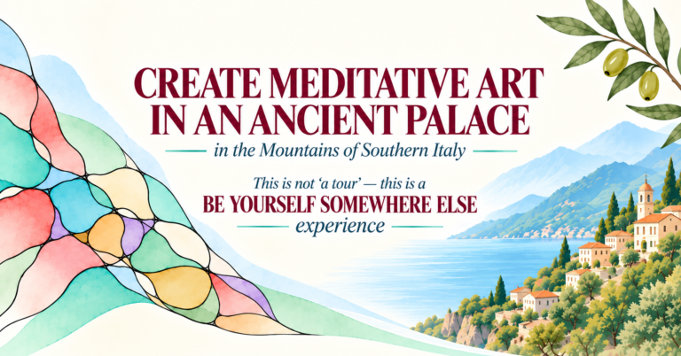 meditative art retreat Italy