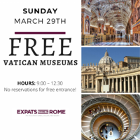 600x600 Free museums last sunday in Rome