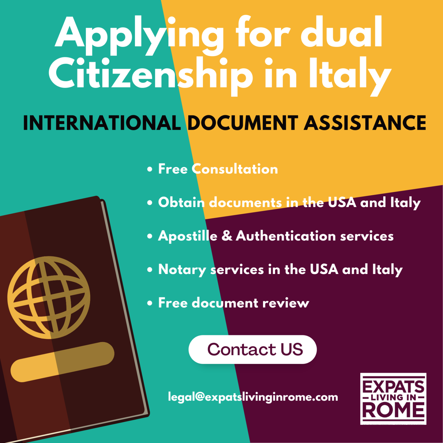 The Advantages Of Dual Citizenship With An Italian Passport   Dual Citinzepship Expats Living In Rome Expats Living In Italy  1536x1536 