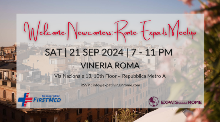 1 rome expats international social exchange make friends in rome best ways to make friends in rome saturday september 21 2024 welcome newcomers to Rome 1 768x428