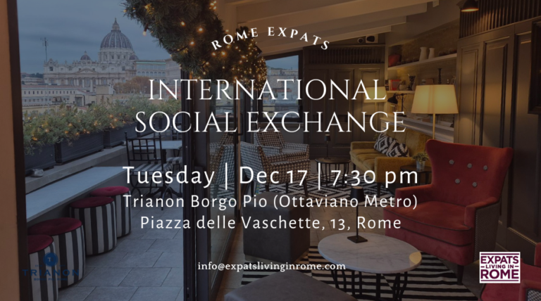 1 expatslivinginrome.com expats living in rome international meetup making friends in Rome rome expats meetup in rome tuesday december 17 2024 768x428