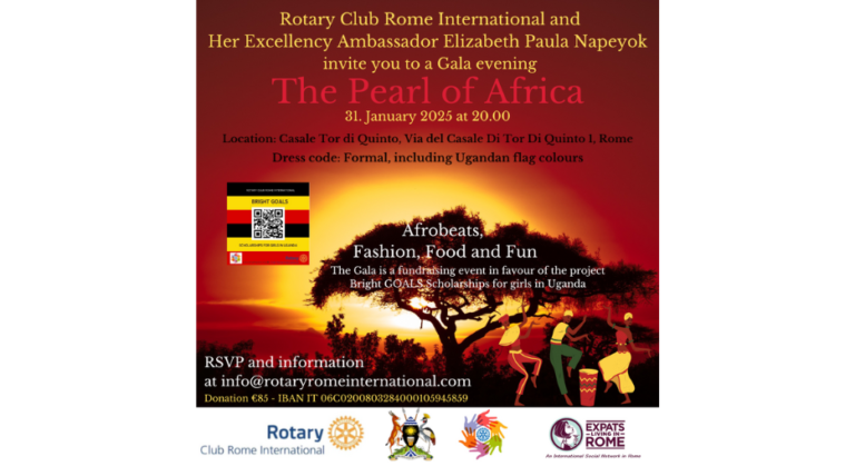 Invitation to The Pearl of Africa Gala Evening 768x428